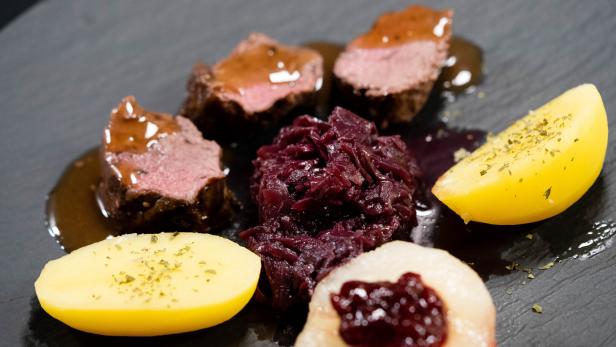 Saddle of venison