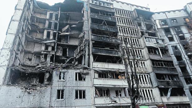 Zerstörung in Charkiw 