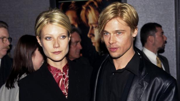 Gwyneth Paltrow und Brad Pitt gingen haartechnisch in den Neunzigern im Partnerlook.