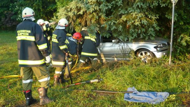 Gampern, Verkehrsunfall, Feuerwehr