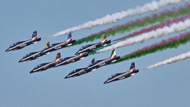 ITALY-DEFENCE-CENTENARY-AIR FORCE