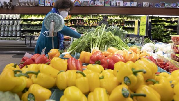 The price of groceries increased thirteen percent year-on-year