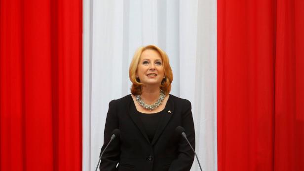 Führt derzeit die Amtsgeschäfte des Bundespräsidenten: NR-Präsidentin Doris Bures