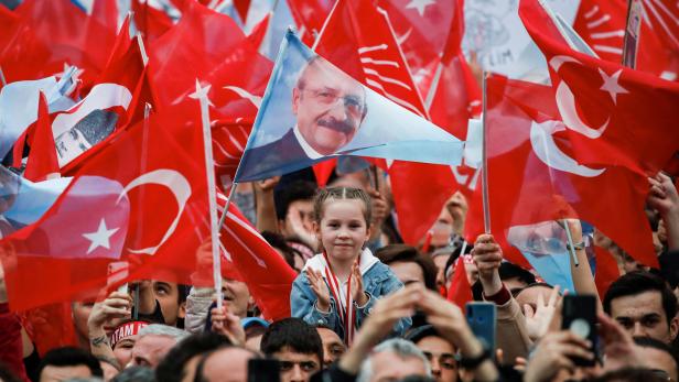 Wahlkampf für den türkischen Oppositionskandidaten, Kemal Kilicdaroglu