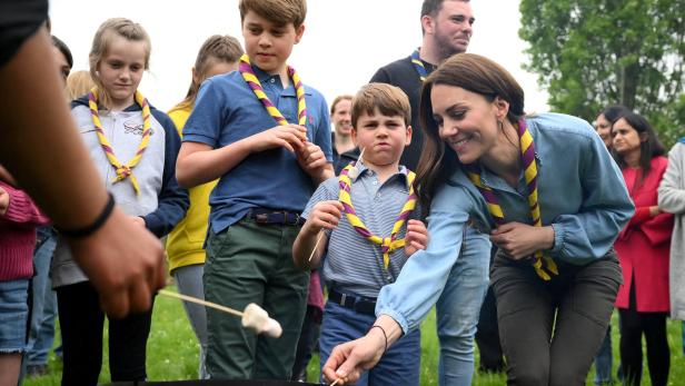Prinzessin Kate, George und Louis