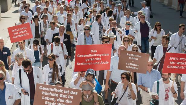 Warnstreik der Wiener Spitalsärzte noch im Juni