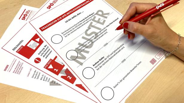 SPÖ-Mitgliederbefragung: Handyverbot beim Auszählen