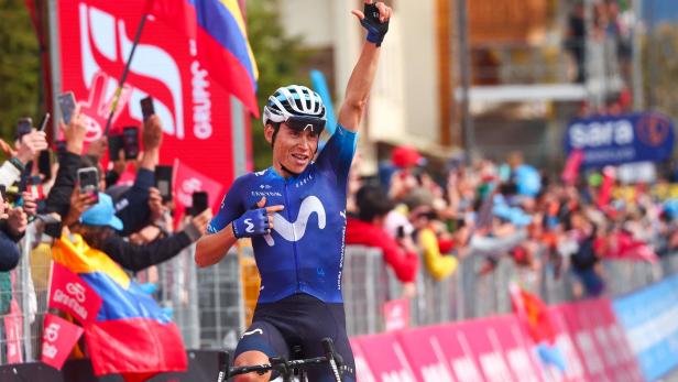 Kolumbianischer Sieg auf der Mini-Etappe des Giro d'Italien
