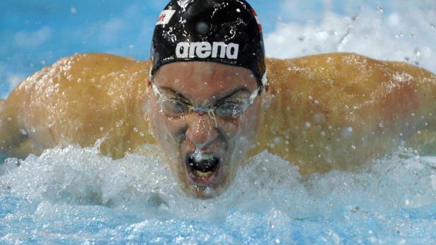 Spitzer in Stockholm über 50 m Delfin 16.