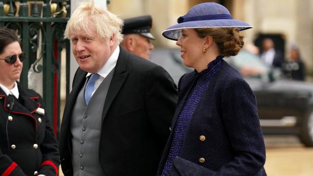 Boris Johnson mit Ehefrau Carrie