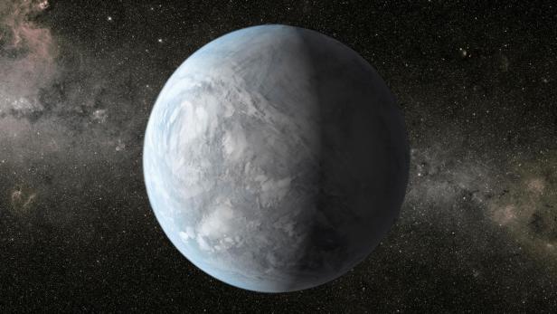 FILE PHOTO: NASA handout of an artist's depiction of Kepler-62e