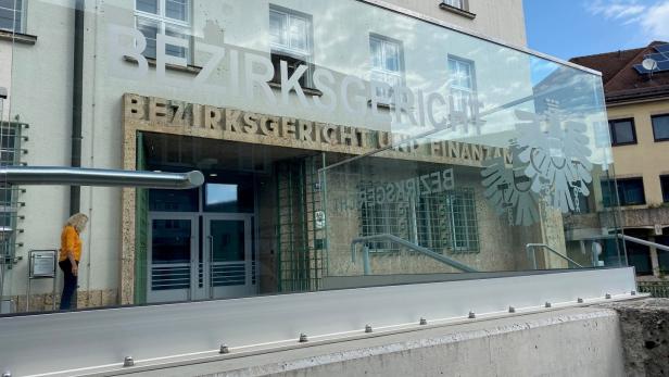 Das Bezirksgericht Neunkirchen war am Mittwoch Schauplatz des Prozesses gegen den Künstler