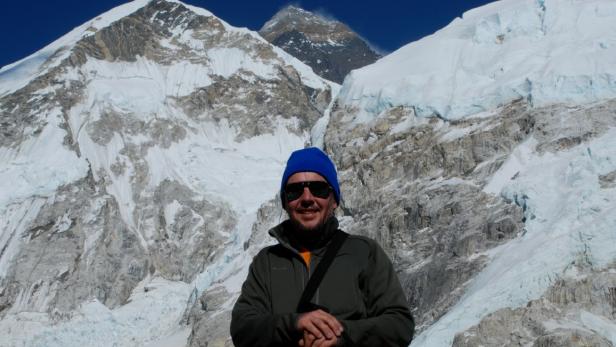Martin Grabner beim Mount Everest
