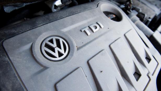 Detailansicht eines Volkswagen TDI-Motors.