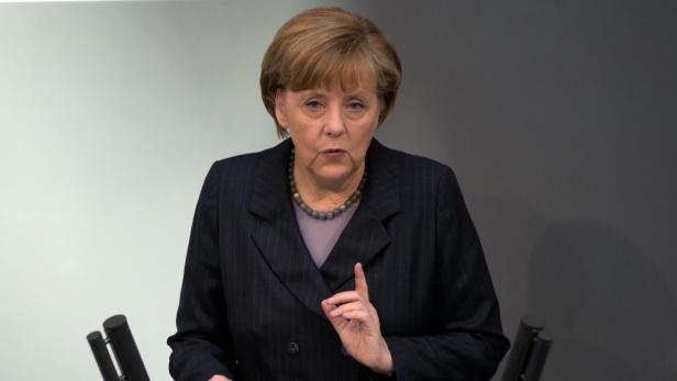 Deutschlands Kanzlerin Merkel erhöht den Druck auf Putin.