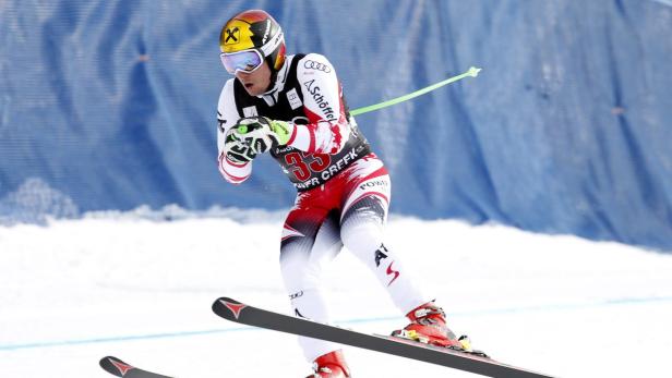 Ungewohntes Terrain: Im Abfahrtstraining machte sich Marcel Hirscher mit der Strecke vertraut.