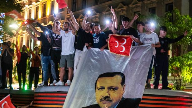 Erdoğan-Jubel in Wien: Für Ludwig "friedlich" und "laut"
