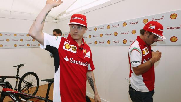Kimi Räikkönen und Fernando Alonso.
