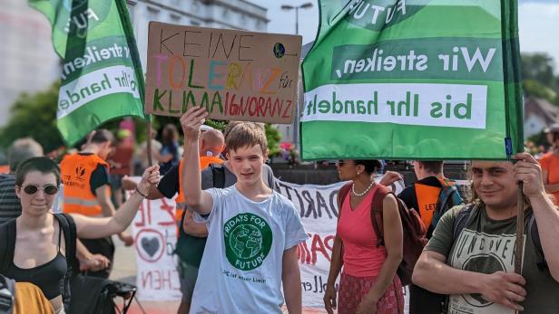 Demonstration in Linz