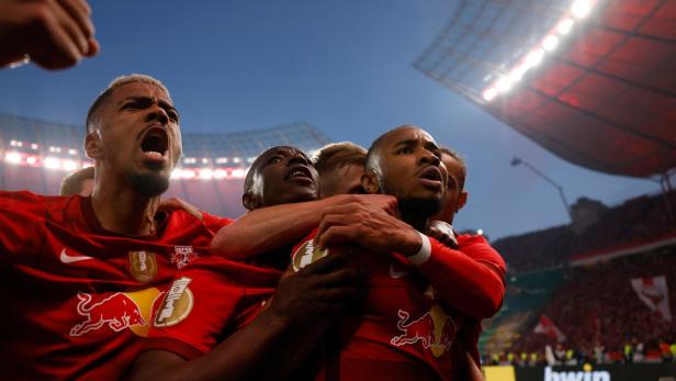 Leipzig holte sich mit 2:0 gegen Frankfurt den deutschen Cup