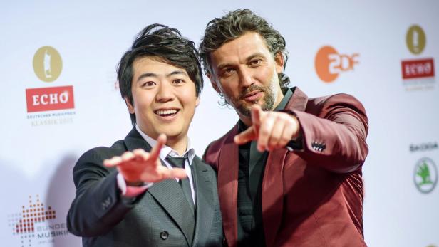 Lang Lang und Jonas Kaufmann (re.) freuten sich.