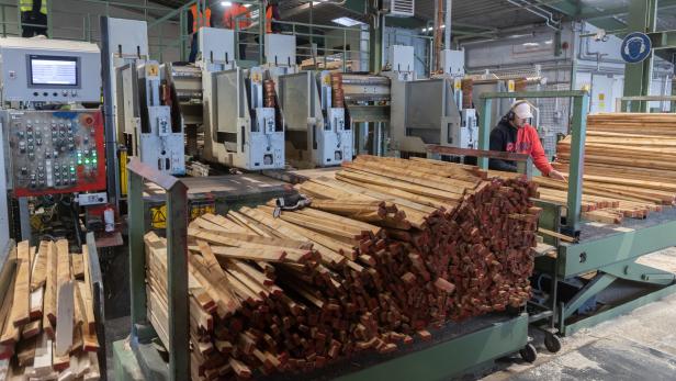 Holzindustrie erwartet angesichts der Bauflaute ein hartes Jahr 2023