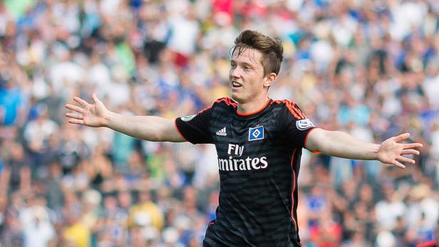 Michael Gregoritsch traf in dieser Saison schon im Pokal und einmal in der Liga für den HSV