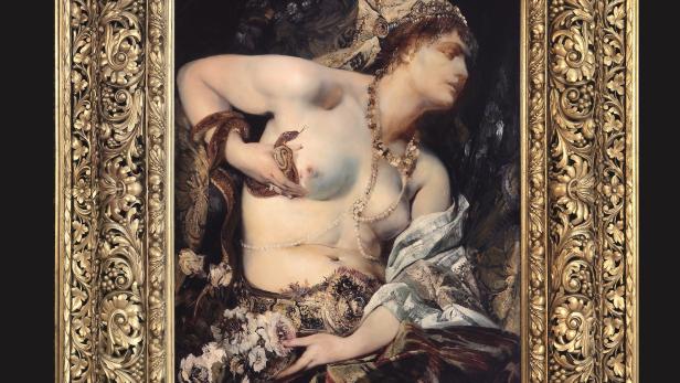 Von Wien an die Upper East Side und weiter nach Maastricht: Der US- Händler French &amp; Company bietet das Gemälde &quot;Der Tod der Kleopatra&quot; von Hans Makart (1875) auf der Messe an. Der Händler hatte das Bild im April 2013 um 757.300 Euro im Wiener Dorotheum ersteigert - damals ein Weltrekordpreis für Makart.