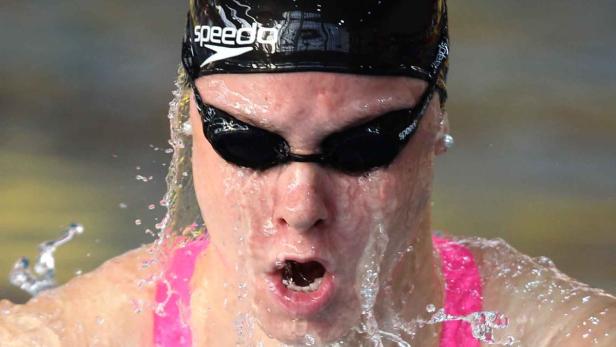 Lisa Zaiser schwimmt am Sonntag noch die 200 m Kraul.