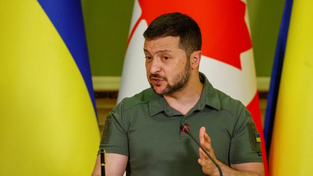 Der ukrainische Präsident Wolodymyr Selenskij