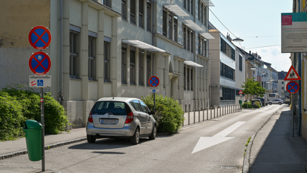 In der Schneckgasse wird ab kommender Woche die Einbahn wegen der Baustellen umgedreht.