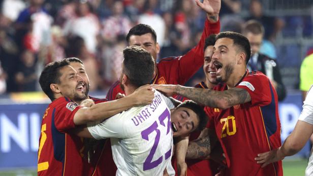 Nations League: Spanien beendet im Elfmeterschießen Kroatiens Traum