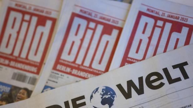 Zeitungen "Bild" und "Die Welt"