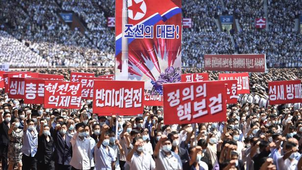 Massenkundgebungen in Nordkorea