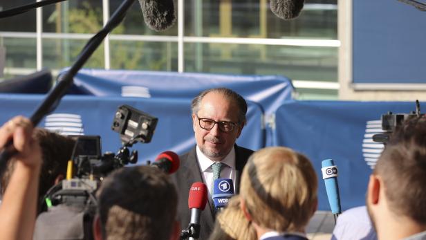 Außenminister Alexander Schallenberg in Luxemburg.