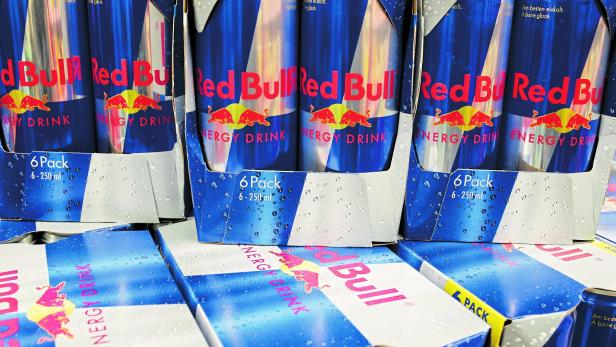 Cans of Red Bull are displayed at a supermarket of Swiss retailer Denner in Glattbrugg