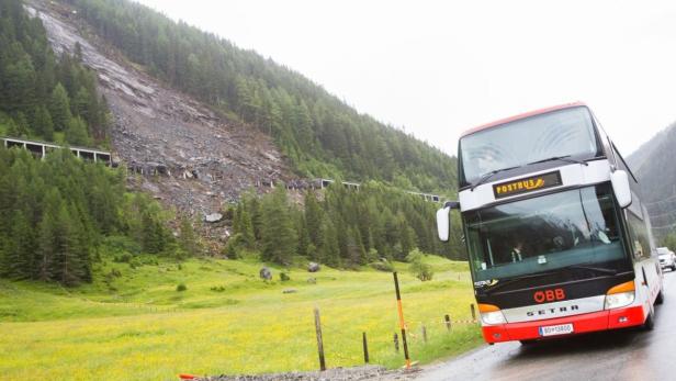 Busfahrt zum großen Felssturz