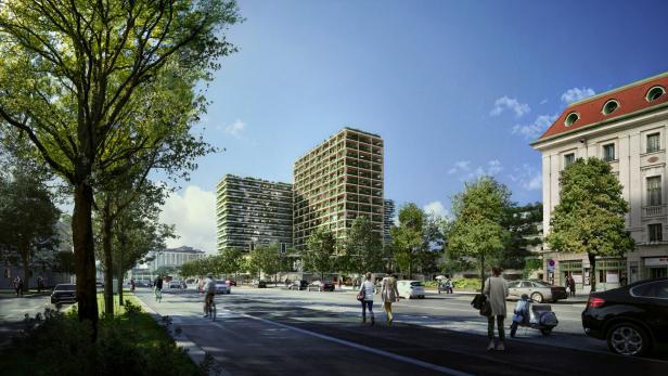 Rendering: Die umstrittene Bebauung des Eislaufverein-Areals: Wer sagt dazu die Unwahrheit?  
