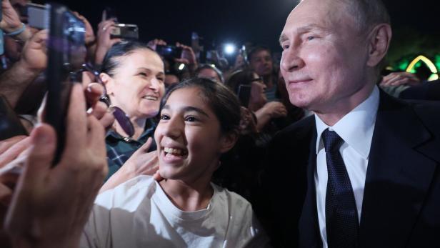 Kremlchef Wladimir Putin in Dagestan