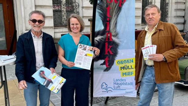 Knapp 500 Unterschriften gegen den Müll-Gestank in St. Pölten gesammelt