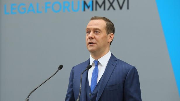 Russlands Premier Dimitri Medwedew war ebenfalls anwesend.