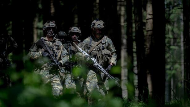 Austrian Armed Forces conduct military exercise at Allentsteig