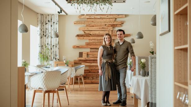 Nina und Peter Pichler haben in ihrem Hotel Molzbachhof das Feinschmecker-Restaurant Gaumenkitzel etabliert – der Lohn sind drei Hauben