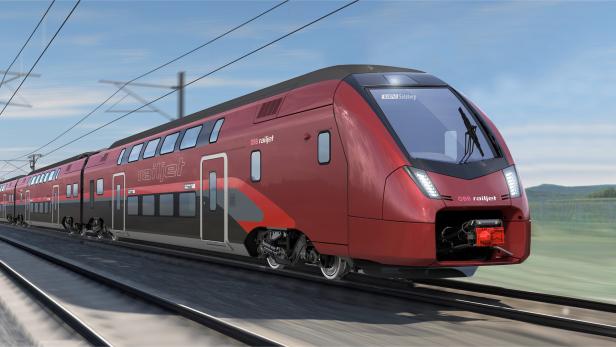 Neue Züge für die ÖBB: Erstmals doppelstöckige Railjets