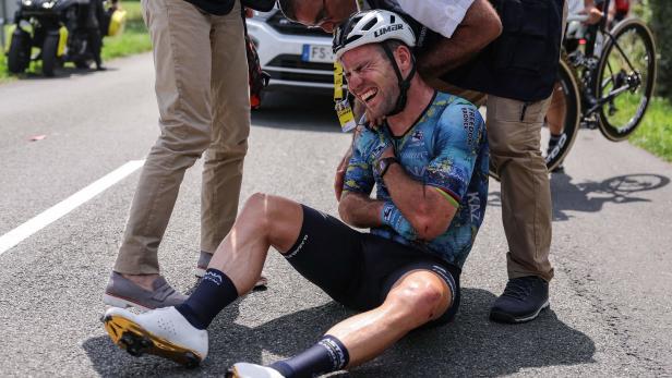 Tour de France: Drama um Rad-Star Cavendish, Tagessieg an Pedersen