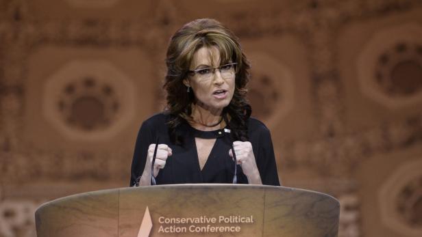 Sarah Palin,Ex-Gouverneurin von Alaska, spricht bei der jährlichen Konferenz der Conservative Political Action Conference (CPAC) in Maryland.