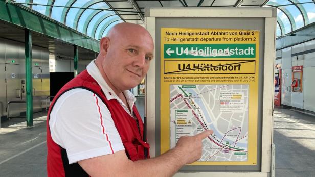 Wiener-Linien-Lotse: "Kriegen oft die Wut der Passagiere zu spüren"