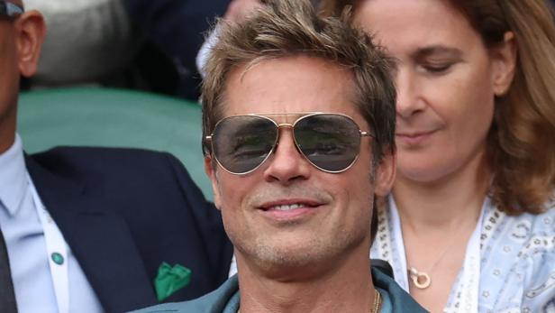 Brad Pitt, 59, zog in Wimbledon alle Blicke auf sich