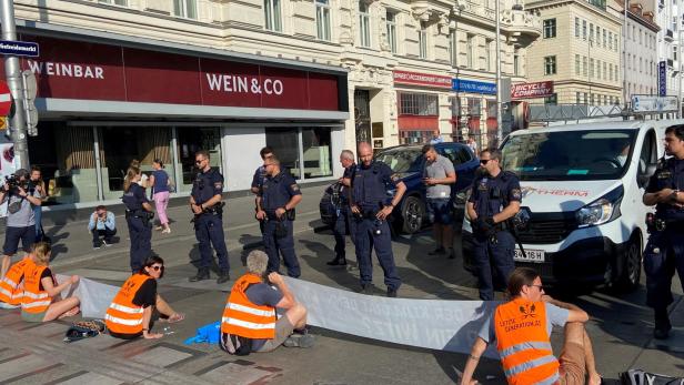 Klima-Aktivisten kündigen in Wien Sommerpause an