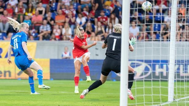 Später Rückschlag für Österreichs neues Frauen-Team gegen Island